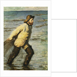 A Fisherman Hauling in his Nets, 1883 by Peder Severin Kroyer