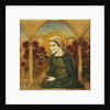 The Virgin Mary in the Rosegarden; Jungfru Maria i Rosengard by Albert Gustaf Aristides Edelfelt