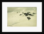 Grouse in a Snow Storm, 1890 by Bruno Andreas Liljefors