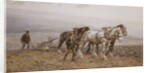 The Ploughman Wilmington Polegate, Near Eastbourne by Joseph Harold Swanwick