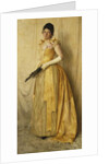 The Lady in Gold - A Portrait of Mrs, c.1891 by Thomas Cooper Gotch