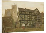 Church and Ancient Uninhabited House at Ludlow, 1871-72 by George Price Boyce