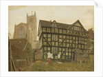 Church and Ancient Uninhabited House at Ludlow, 1871-72 by George Price Boyce