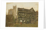 Church and Ancient Uninhabited House at Ludlow, 1871-72 by George Price Boyce