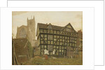Church and Ancient Uninhabited House at Ludlow, 1871-72 by George Price Boyce