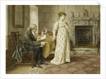 Some Paternal Advice by George Goodwin Kilburne