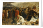 Refugees from Pompeii, AD 79, 1873 by Francis William Topham
