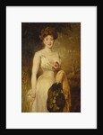 Portrait of a Lady in a White Dress, 1909 by George Elgar Hicks