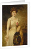 Portrait of a Lady in a White Dress, 1909 by George Elgar Hicks