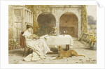 Faithful Friend at Tea Time by George Goodwin Kilburne