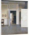 Woman in an Interior, Strandgrade 30, 1901 by Vilhelm Hammershoi