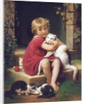 Her Favourite Pet, 1867 by Leon Bazile Perrault