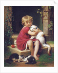 Her Favourite Pet, 1867 by Leon Bazile Perrault