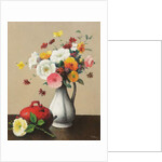 White vase and red box by Felix Elie Tobeen