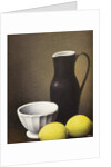 Bowl and Lemons, c.1930 by Felix Elie Tobeen