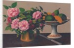 Still Life with Flowers and Fruit by Felix Elie Tobeen