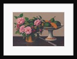 Still Life with Flowers and Fruit by Felix Elie Tobeen