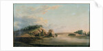 View of a bridge over the Schuylkill River, c.1815 by William Strickland