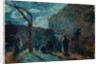 Along the Wall at Nightfall, 1881 by Paul Gauguin