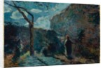 Along the Wall at Nightfall, 1881 by Paul Gauguin