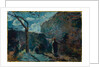 Along the Wall at Nightfall, 1881 by Paul Gauguin