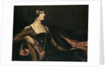 A Lady in Black: Portrait of Jean Ainsworth, Viscountess Massereene and Ferrard, 1917 by John Lavery