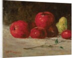 Still life, apples and pears, 1871 by Gustave Courbet