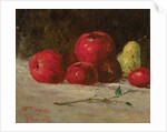 Still life, apples and pears, 1871 by Gustave Courbet