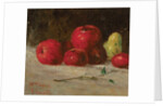 Still life, apples and pears, 1871 by Gustave Courbet