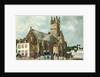 Church and Market, Brittany, 1930 by Christopher Wood
