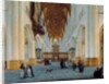 The interior of St. Bavo's, Haarlem by Isaak Nickelen