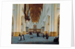 The interior of St. Bavo's, Haarlem by Isaak Nickelen
