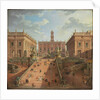 View of the Campidoglio, Rome, 1750 by Giovanni Paolo Pannini or Panini