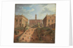 View of the Campidoglio, Rome, 1750 by Giovanni Paolo Pannini or Panini