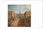 View of the Campidoglio, Rome, 1750 by Giovanni Paolo Pannini or Panini