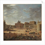 View of St. Peter's Square, Rome by Giovanni Paolo Pannini or Panini