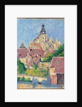Gisors Cathedral, view from Fosse aux Tanneurs, 1897 by Maximilien Luce