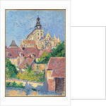 Gisors Cathedral, view from Fosse aux Tanneurs, 1897 by Maximilien Luce