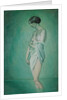 Bather in profile, effect of green and pink, 1918 by Felix Edouard Vallotton