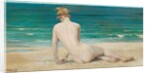 Nude seated on the shore, 1888 by John Reinhard Weguelin