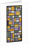 Stained-Glass Composition VIII, 1918-1919 by Theo van Doesburg