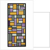Stained-Glass Composition VIII, 1918-1919 by Theo van Doesburg