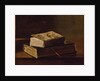 Still life with two books, 1858 by Francois Bonvin