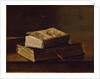 Still life with two books, 1858 by Francois Bonvin