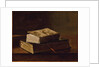 Still life with two books, 1858 by Francois Bonvin