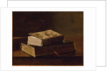 Still life with two books, 1858 by Francois Bonvin