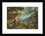 Adam Naming the Animals by Jan the Younger Brueghel