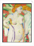 Nudes in Cinnabar, 1910 by Franz Marc