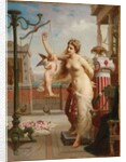Weighing Cupid by Henri Pierre Picou