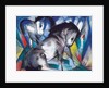 Two Horses, 1913 by Franz Marc